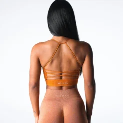 Terracotta Cascade Seamless Bra