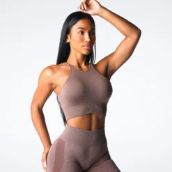 Cocoa Embrace Seamless Bra -NVGTN Store DSC07889