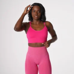 Fuchsia Flourish Seamless Bra