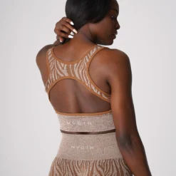 Mocha Zebra Eclipse Seamless Bra