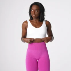 White Elevate Seamless Bra