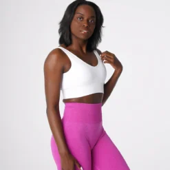 White Elevate Seamless Bra 9 White Elevate Seamless Bra -NVGTN Store DSC08088