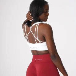 White Galaxy Ribbed Seamless Bra -NVGTN Store DSC08203