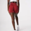 Carmine Solid Seamless Shorts -NVGTN Store DSC08218