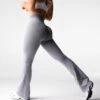 Grey Tall Iconic Seamless Flare Leggings -NVGTN Store DSC08357 1e7dfba7 a277 4131 8932 b2bf0806ff29