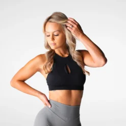 Black Endeavor Seamless Bra 9 Black Endeavor Seamless Bra -NVGTN Store DSC08369