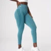 Teal Contour Seamless Leggings