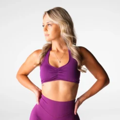 Deep Violet Comeback Seamless Halter Bra 8 Deep Violet Comeback Seamless Halter Bra -NVGTN Store DSC08376
