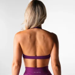 Deep Violet Comeback Seamless Halter Bra 7 Deep Violet Comeback Seamless Halter Bra -NVGTN Store DSC08378