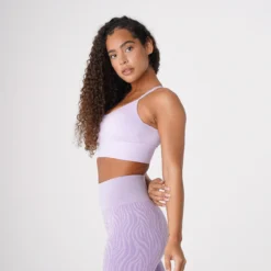 Lavender Flourish Seamless Bra -NVGTN Store DSC08647