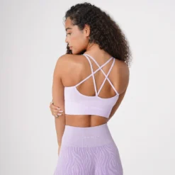 Lavender Flourish Seamless Bra