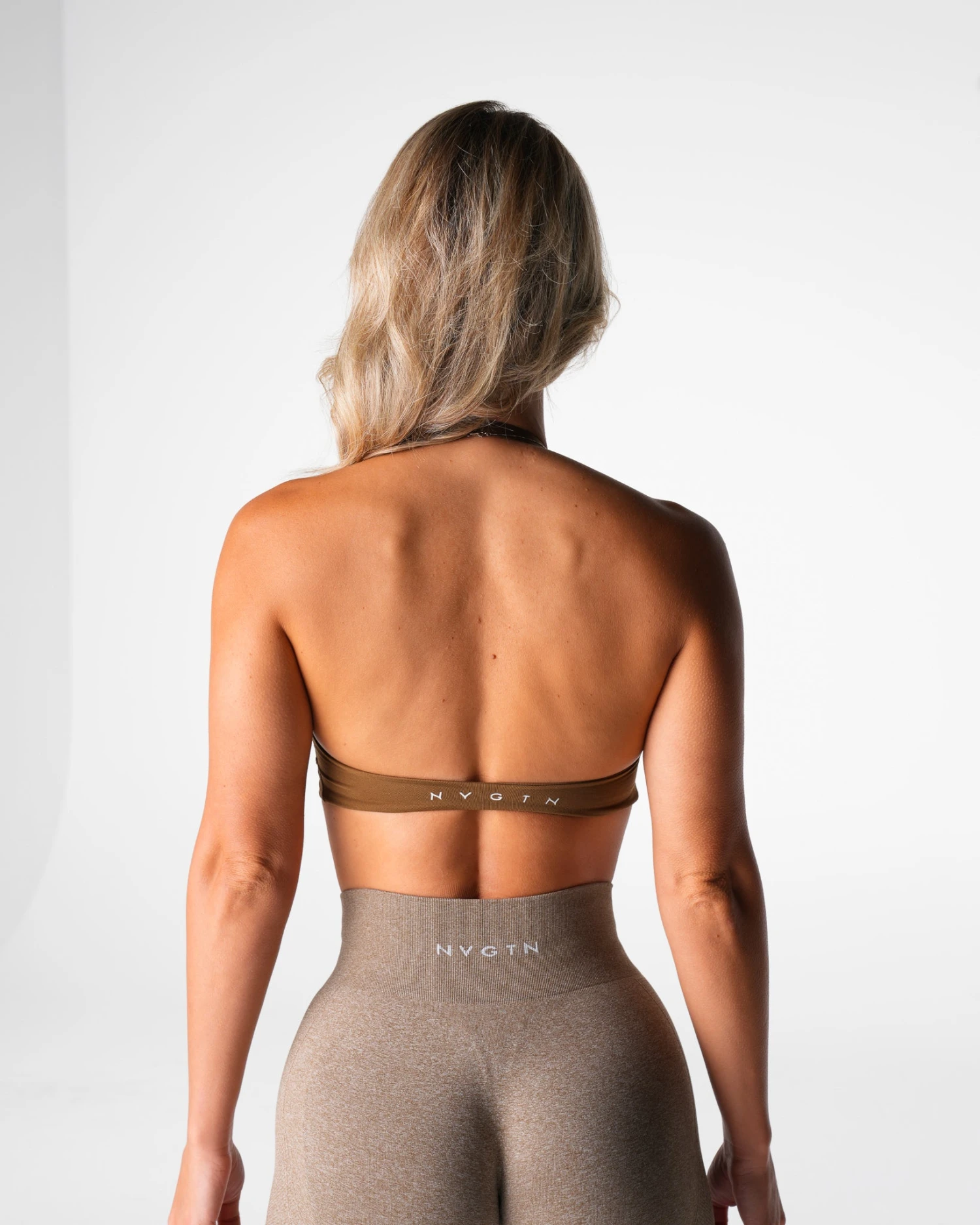 Mocha Stunner Seamless Halter Bra 4 Mocha Stunner Seamless Halter Bra - Image 2