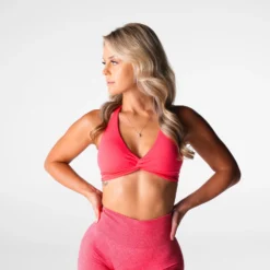 Candy Apple Stunner Seamless Halter Bra -NVGTN Store DSC08747