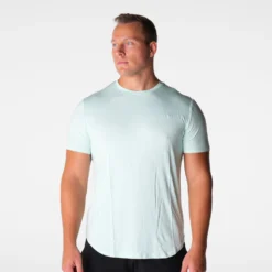 Light Green Tech Fitted Tee