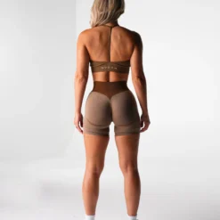 Mocha Wander Seamless Bra -NVGTN Store DSC09074