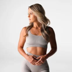 Driftwood Harmony Ribbed Seamless Bra