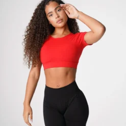 Scarlet Open Back Tee