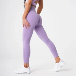 Lilac Snakeskin Seamless Leggings