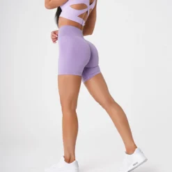Lilac Pro Seamless Shorts
