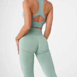 Sage Green Contour Seamless Leggings -NVGTN Store DSC09279