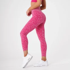 Fuchsia Leopard Seamless Leggings