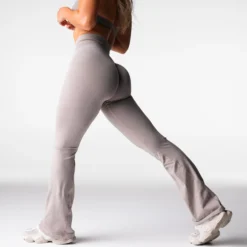 Taupe Tall Iconic Seamless Flare Leggings