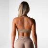 Beige Wander Seamless Bra -NVGTN Store DSC09432