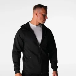 Black Swift Hooded Jacket -NVGTN Store DSC09470