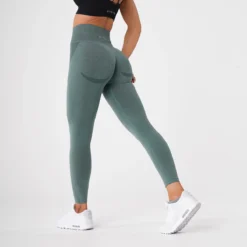 Forest Green Contour Seamless Leggings