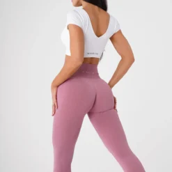 Pastel Pink NV Seamless Leggings -NVGTN Store DSC09545