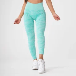 Mint Camo Seamless Leggings 9 Mint Camo Seamless Leggings -NVGTN Store DSC09783