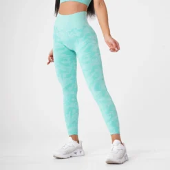 Mint Camo Seamless Leggings