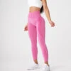 Bubble Gum Pink Contour Seamless Leggings -NVGTN Store DSC09906