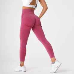 Crimson Contour Seamless Leggings -NVGTN Store DSC09924